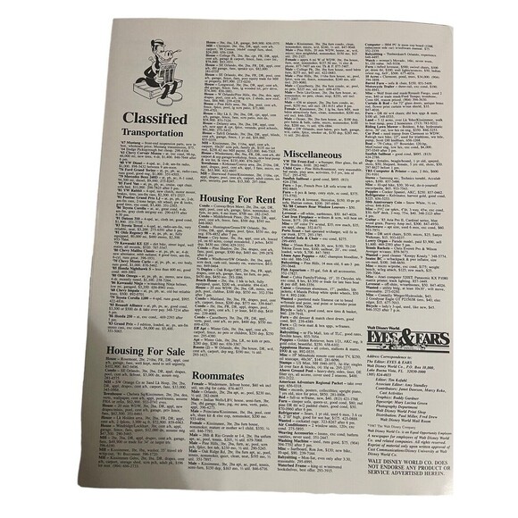 Disney Eyes & Ears 1987 Vol 17# 52/16 1988 Vol 18 #13/46 Mickey Mouse 60th Bday - Picture 9 of 16